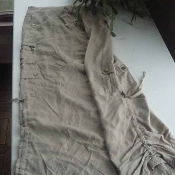 Chico's Dresses & Skirts - ~Chico's Khaki Cargo Skirt~